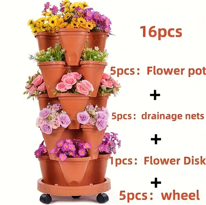 16 PCS- Flower Pot