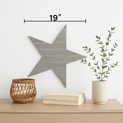 Star Shape Handcrafted Wooden Wall