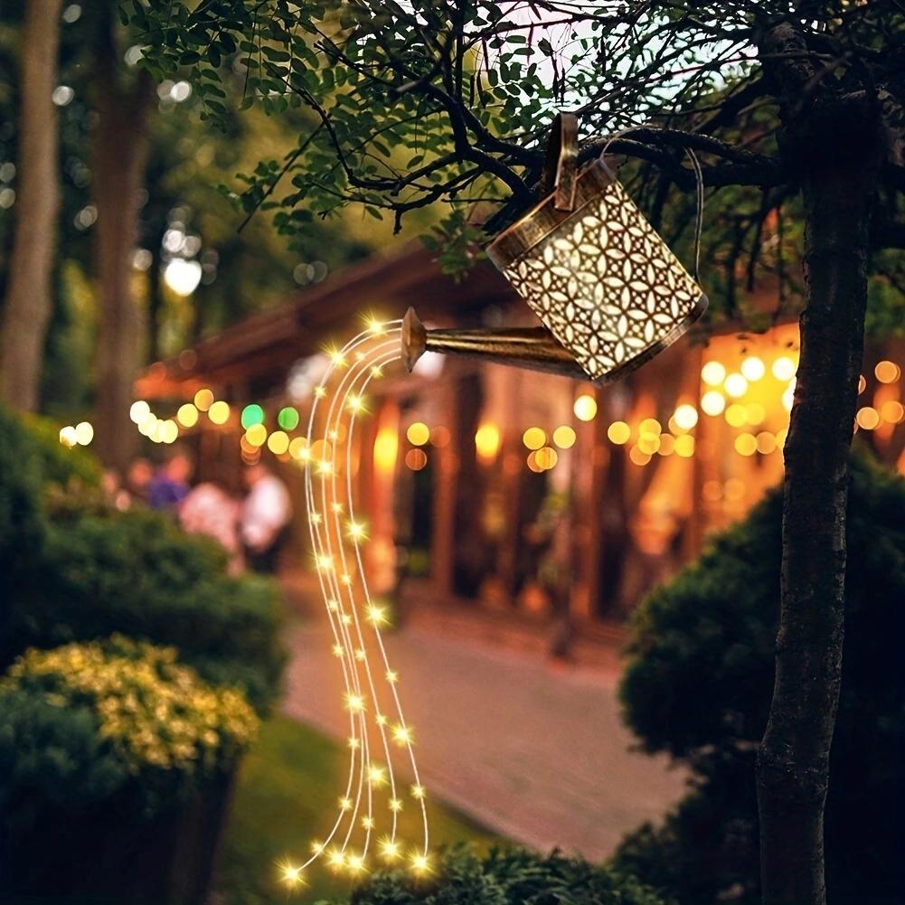 ✨ 2PCS LED Watering Can Solar Light Strings ✨