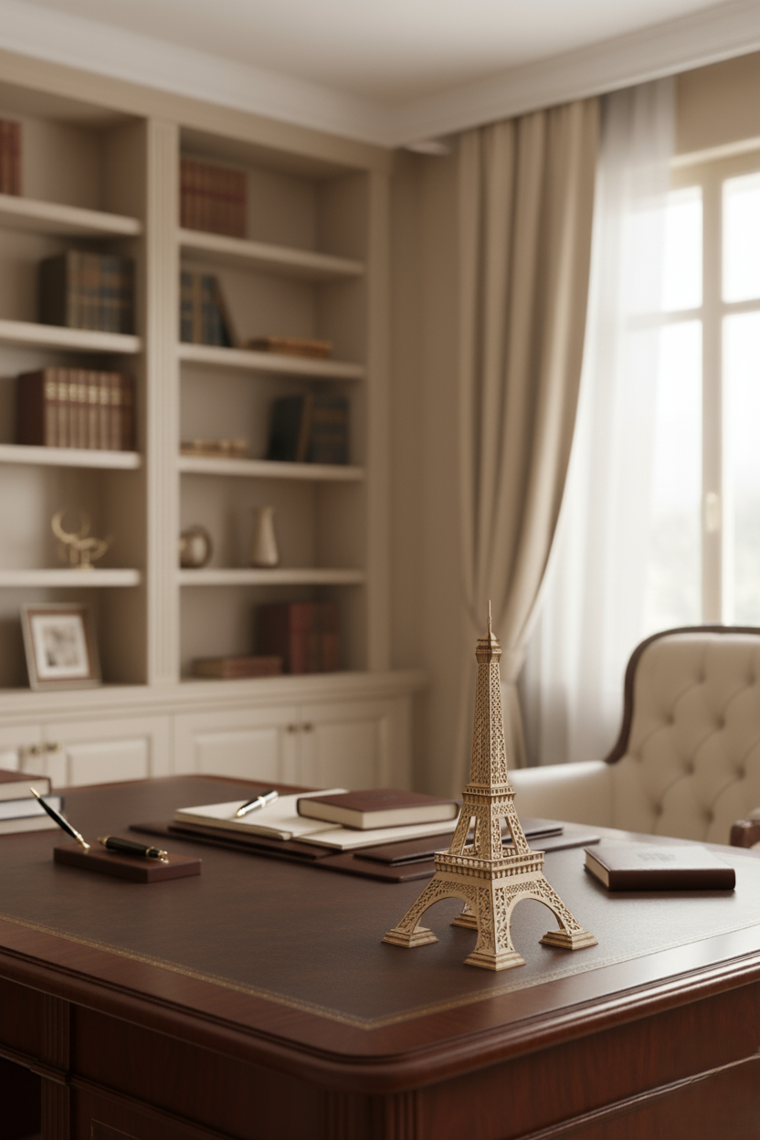 Eiffel Tower 3D Wooden Puzzle – DIY Model Kit for Creative Minds