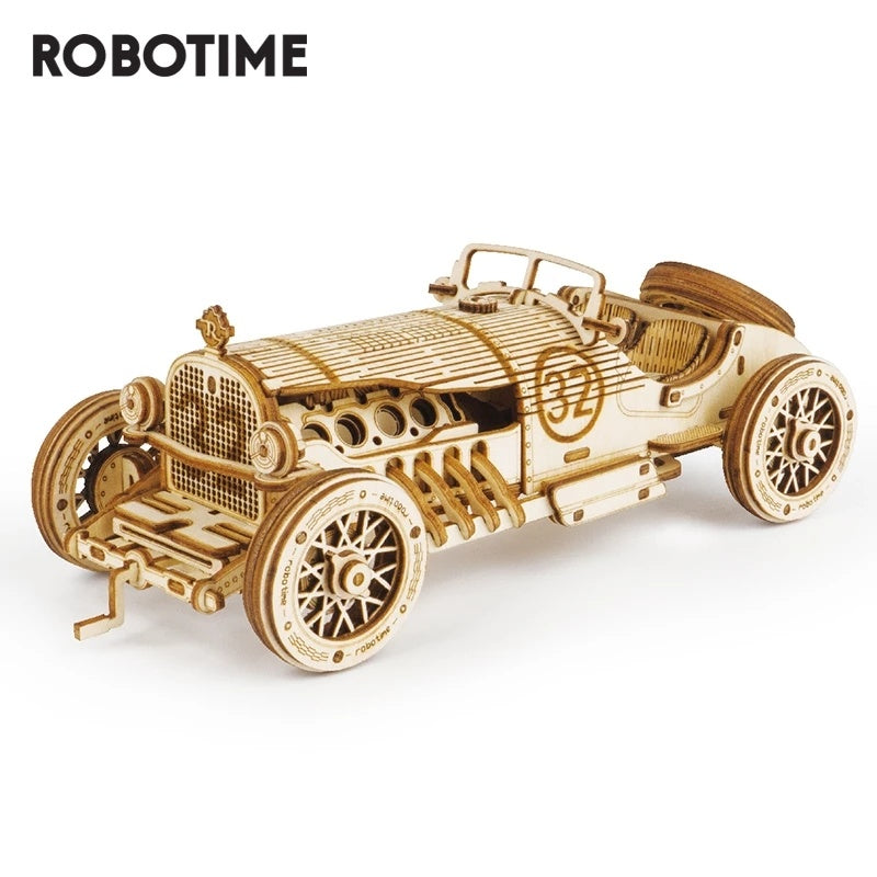 🏎️ 3D Wooden Racing Car Puzzle – Build, Play &amp; Display