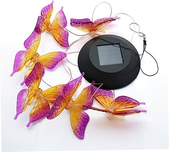 Solar Butterfly Wind Chime Light