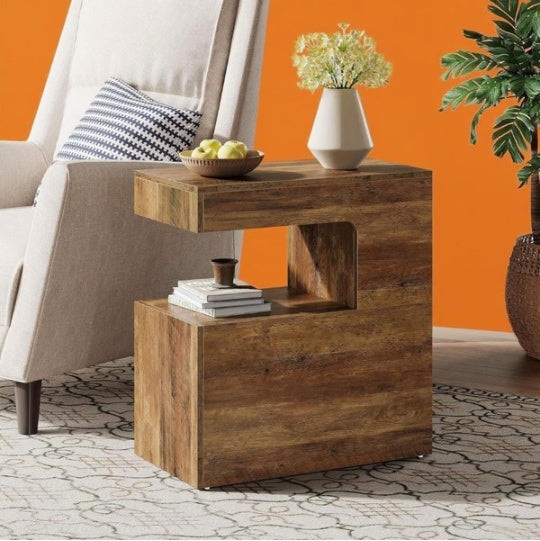 C-Shaped End Table – Versatile, Sturdy & Stylish